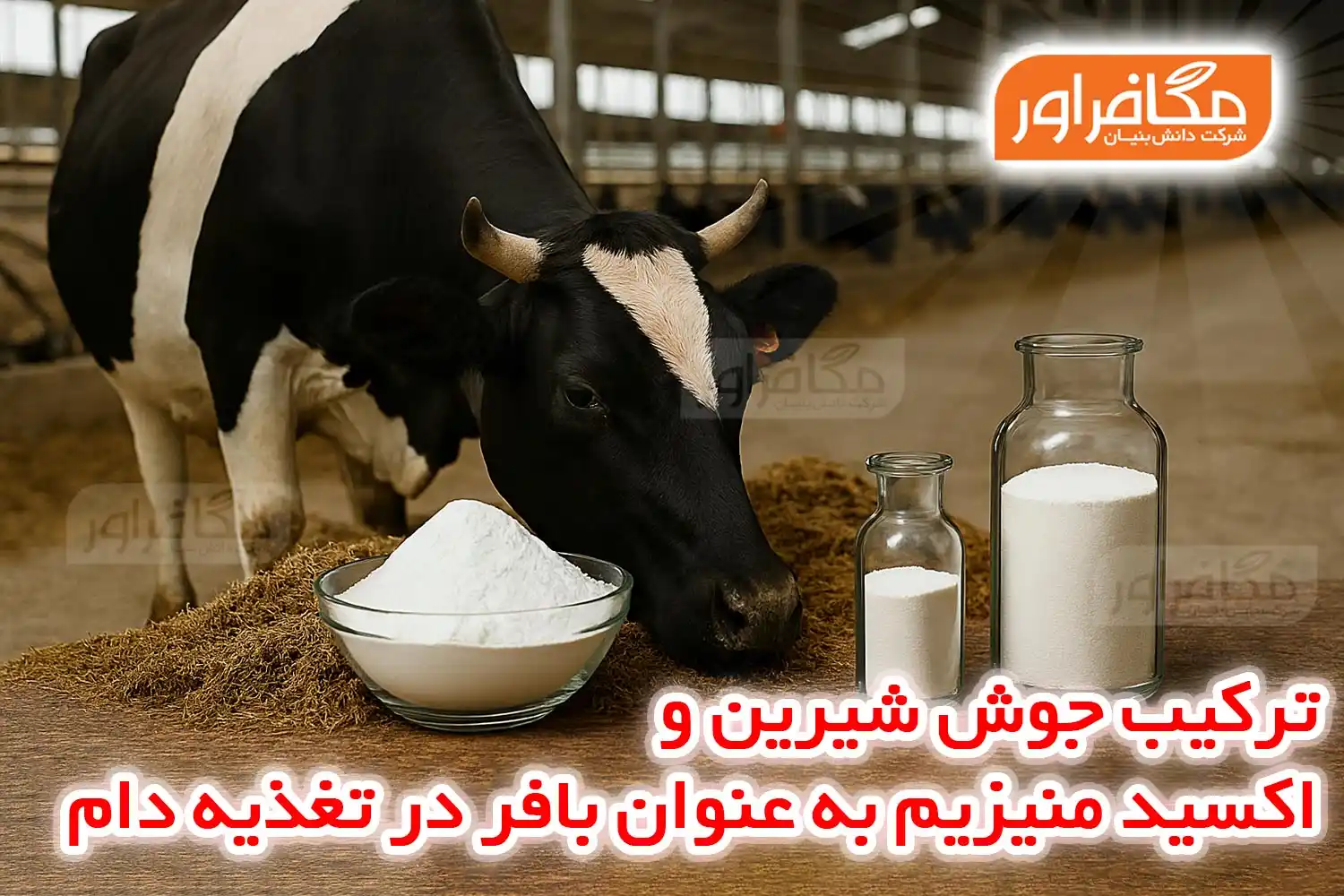 ترکیب جوش شیرین و اکسید منیزیم به عنوان بافر در تغذیه دام